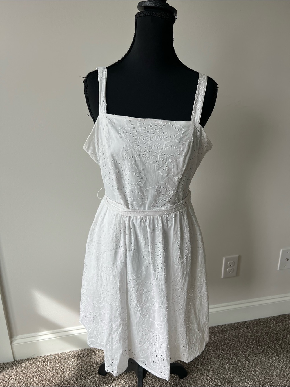 Calypso St. Barth White Sleeveless Summer Dress